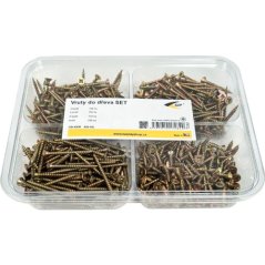 Vruty do dřeva SET, 650 ks