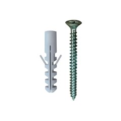 Hmoždinka s křidélky + vrut, 4 PA, 10ks