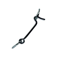 Hák rozpěrný s okem na dveře a okna 5,6x160mm, zinek bílý, 1ks