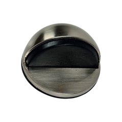 Zarážka dveřní 44x25 mm, samolepicí, broušený nerez, 1ks