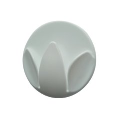 Háček samolepící QF typ 9, plast, tmavě hnědá, 1ks