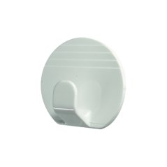 Háček samolepící QF typ 1411, bílá, plast, 2ks