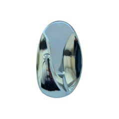 Háček samolepící QF typ 2, plast, stříbro, 2ks