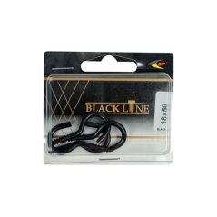 Hák s vrutem 17x40, černý, 6ks