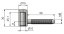 Pant dveřní 60/10 VD M8, znb, 1ks