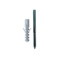 Hmoždinka s křidélky, 8 PA + kombi šroub M6x70 mm + matice + podložka, 4ks