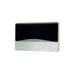 Zarážka samolepící na zeď, typ8, broušený nerez,  LUXURY EDITION, 1ks