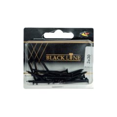 Vrut univerzální ZH, 3x20, černý, 20ks