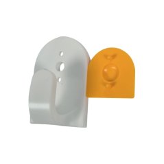 Háček Stabil s vrutem typ 1952, žlutá, plast, 2ks