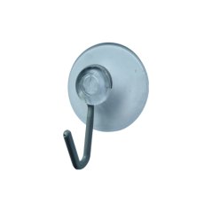 Háček přísavný QF, šedá, plast, 2ks