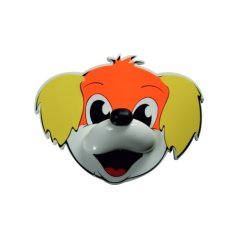 Háček samolepící QF typ 1922, pes, plast, 1ks