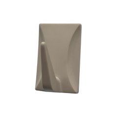 Háček samolepící QF typ 4, plast, bahama, 3ks