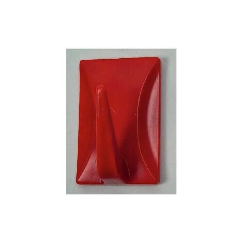 Háček samolepící QF typ 4, plast, červený, 3ks