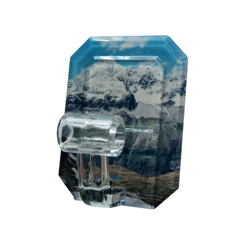 Háček samolepící QF typ 10, plast, hory, 1ks