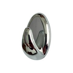 Háček samolepící QF typ1, plast, titanový, 2ks