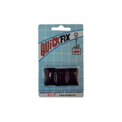 Háček samolepící QF typ 4, plast, tmavě hnědý, 3ks