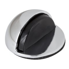 Zarážka dveřní 44x25 mm, samolepicí, chrom, 1ks