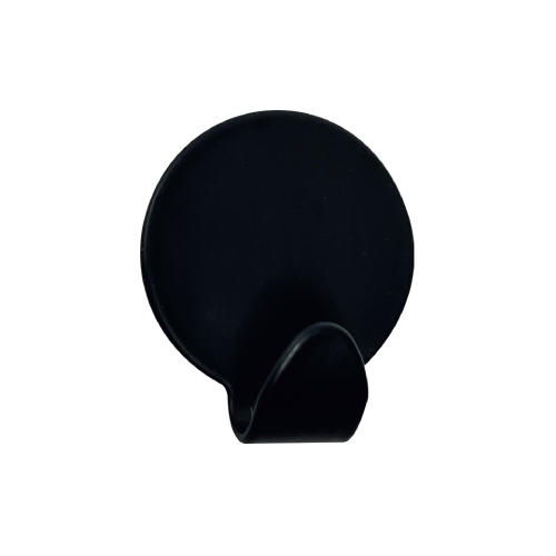 Háček samolepící QF typ 17, černý, BLACK LINE, 2ks