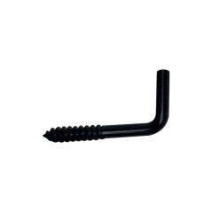 Skoba s vrutem 17x40mm, černá, 10ks