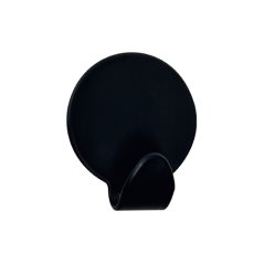 Háček samolepící QF typ 17, černý, BLACK LINE, 2ks