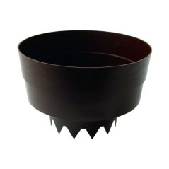 Zavlažovací květináč WATERFENCE, plast, hnědý, Ø 10 cm, SET, 10 ks