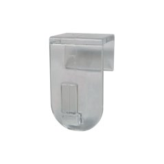 Háček okenní na ozdoby, transparentní, plast, 6ks