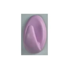 Háček samolepící QF typ1, plast, růžový, 2ks