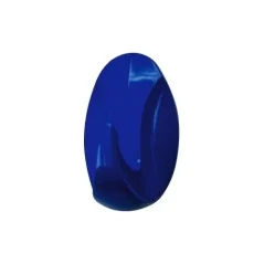 Háček samolepící QF typ 2, plast, modrý, 2ks