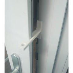 Zarážka do dveří, typ 6060, plast, bílá, 1ks