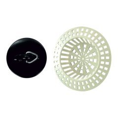 Sítko pro dřez velké, 3ks + zátka