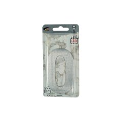 Domovní číslo 0, nerez, 100mm, 1ks