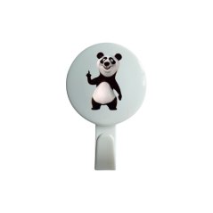 Háček samolepící QF typ 13 PK , panda , plast, 1ks