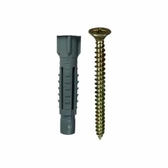 Hmoždinka víceúčelová bez lemu + vrut, 10 PA, 5ks