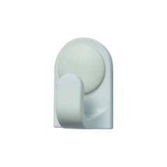 Háček samolepící QF typ 1951, bílá, plast, 2ks