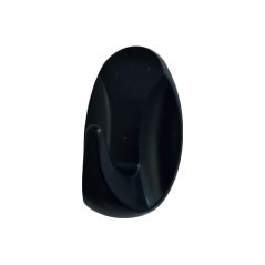 Háček samolepící QF typ 2, plast, černá, 2ks