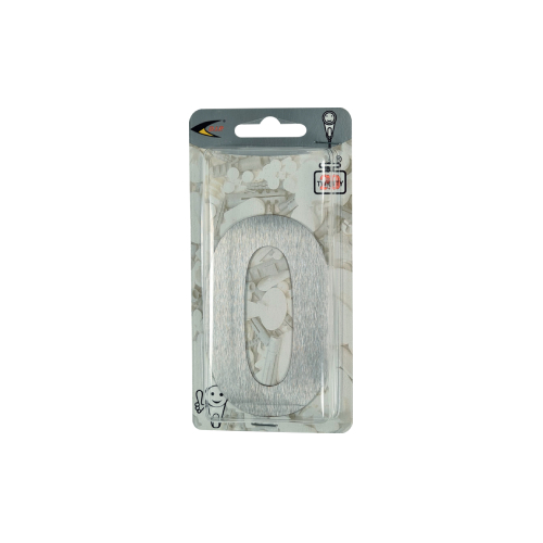 Domovní číslo 5, nerez, 100 mm, 1ks