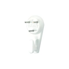 Háček Twenty universal, světle hnědý, plast, 5ks