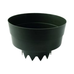 Zavlažovací květináč WATERFENCE, plast, zelený, Ø 10 cm, SET, 10 ks