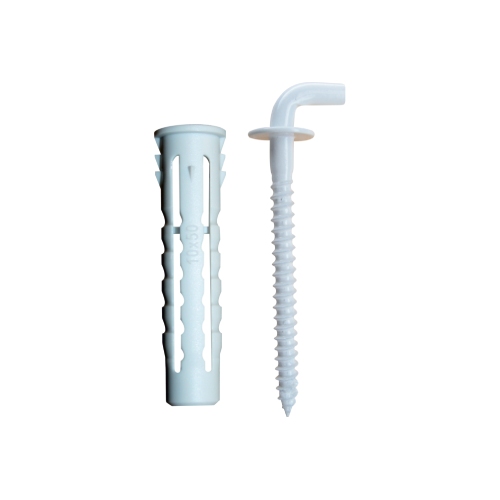 Hmoždinka multifunkční 6 PA+ skoba lakovaná, 4ks