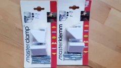 Držák polic Masterklemm, bílá, 2ks
