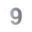 Domovní číslo 9, nerez, 50 mm, 1ks