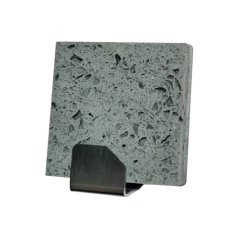 Háček samolepící QF typ 26 S3, nerez, kámen šedý, LUXURY EDITION, 1ks