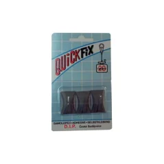 Háček samolepící QF typ 4, plast, šedý, 3ks