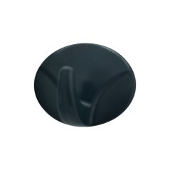 Háček samolepící QF typ 6, plast, černá, 2ks