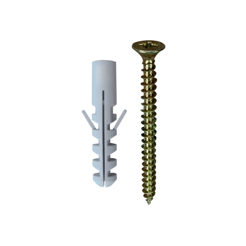 Box hmoždinek s křidélky + vruty PE, 130ks