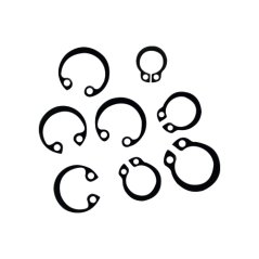 Pojistný kroužek vnější 6-10, 15 ks