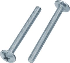 Šroub s rámovou hlavou, M5 x 30, zinek bílý,10ks