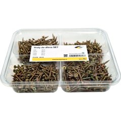 Vruty do dřeva SET, 800 ks