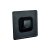 Zarážka samolepící na zeď, typ4, černá,  BLACK LINE, 1ks