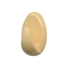 Háček samolepící QF typ1, plast, slonová kost, 2ks
